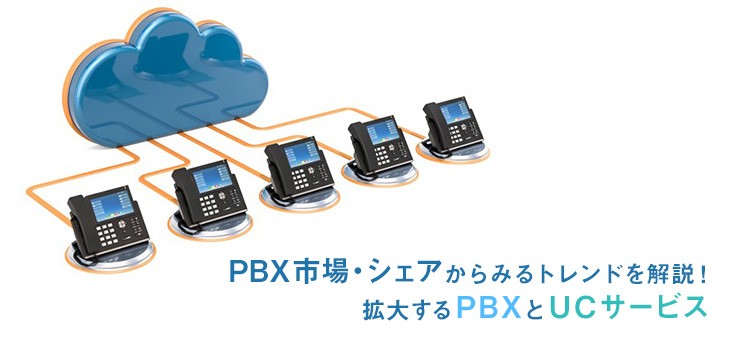 PBX市場・シェアからみるトレンドを解説！拡大するPBXとUCサービス