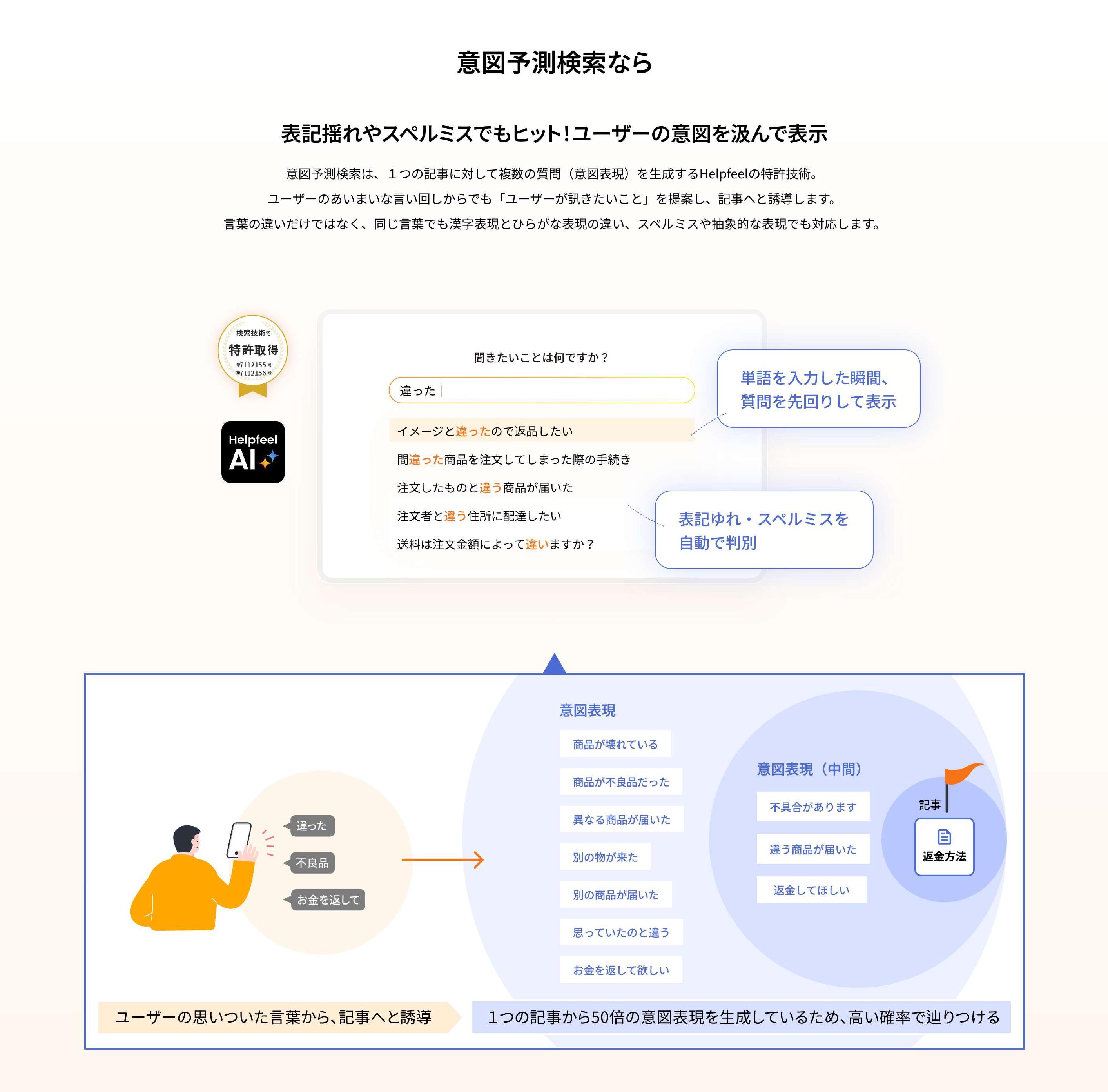 Helpfeel（ヘルプフィール）_利用画面サンプル4