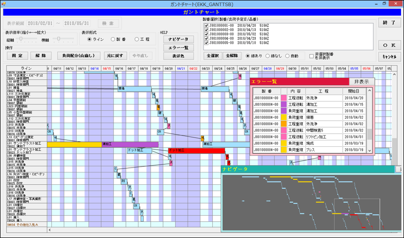生産・販売統合システム effit A_利用画面サンプル1