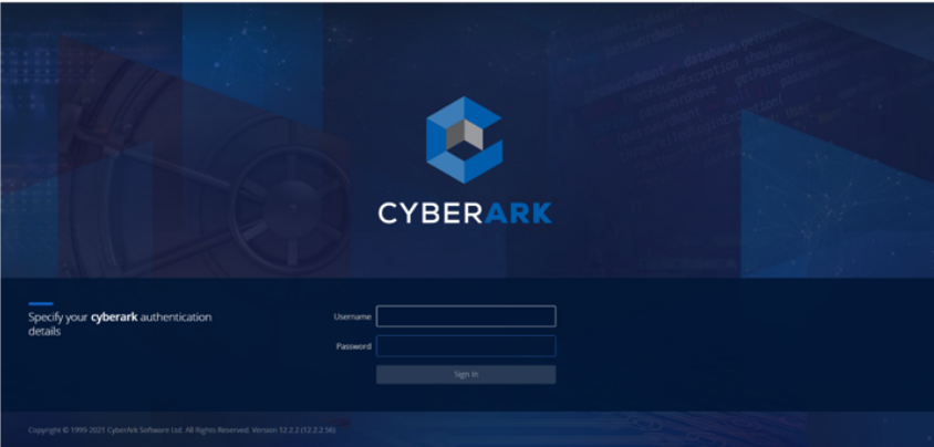 CyberArk_利用画面サンプル1
