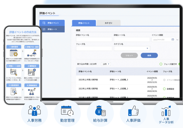 ジンジャー人事労務(社保手続き)_利用画面サンプル1