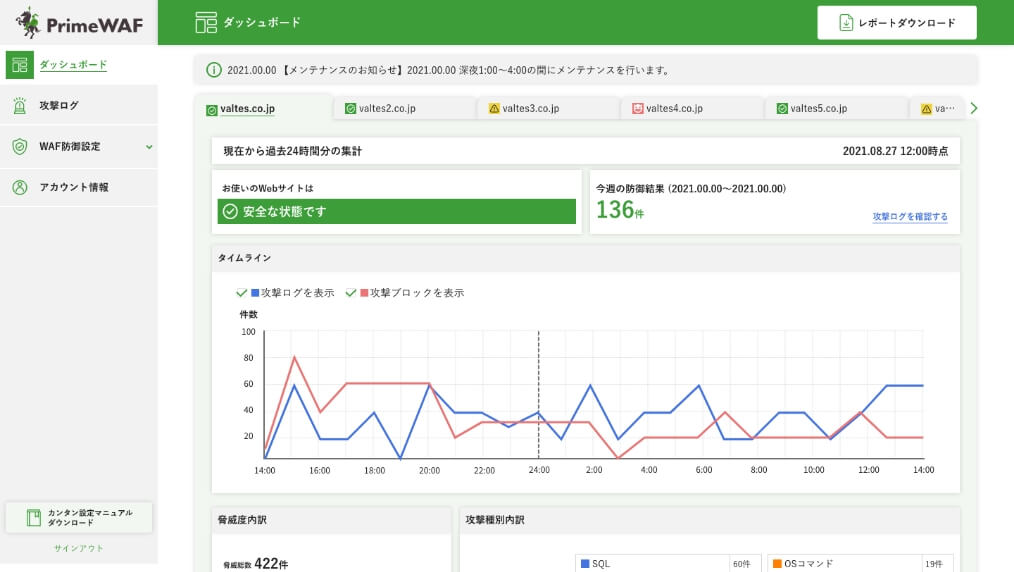 PrimeWAF_利用画面サンプル1