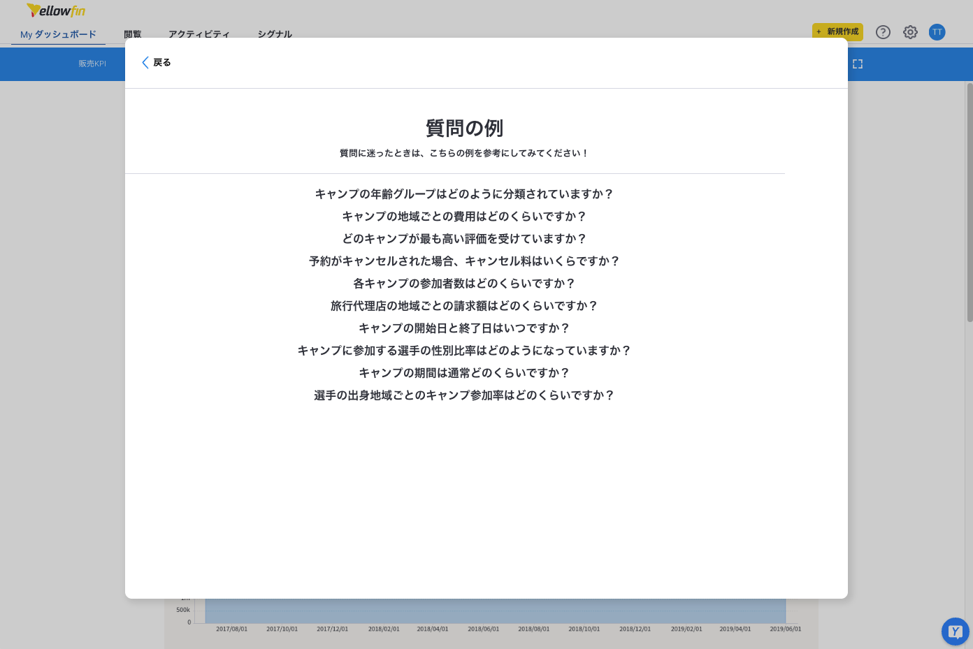Yellowfin_利用画面サンプル3