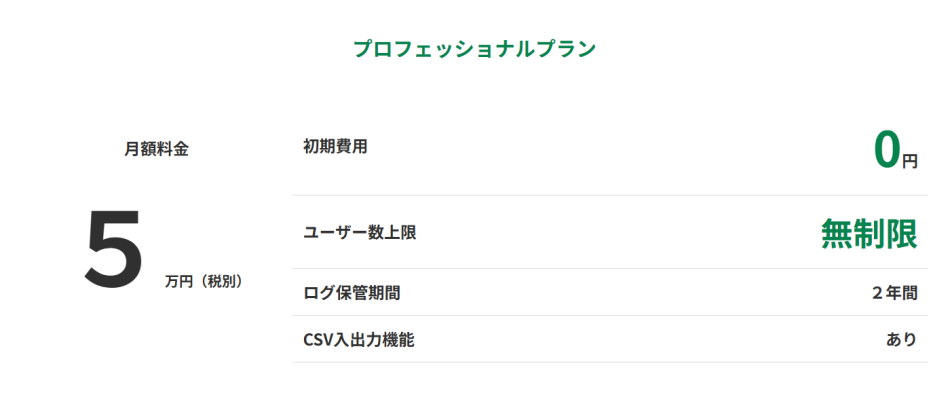 価格・料金プラン